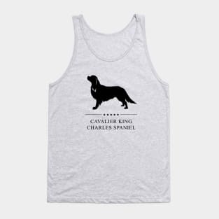 Cavalier King Charles Spaniel Black Silhouette Tank Top